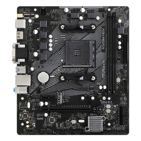 Placa Madre Asrock A520m-hdv - Socket Am4