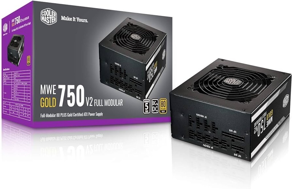 Fuente De Poder Cooler Master 750w G Gold 750 V2 80 Plus Gold