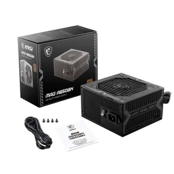 Fuente De Poder Msi 650w Mag  Atx, 80 Plus Bronze