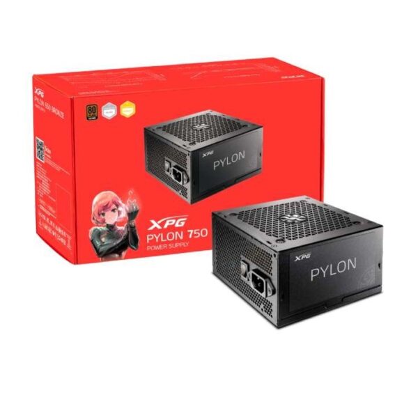 Fuente De Poder Xpg 750w Pylon Atx, 80 Plus Bronze
