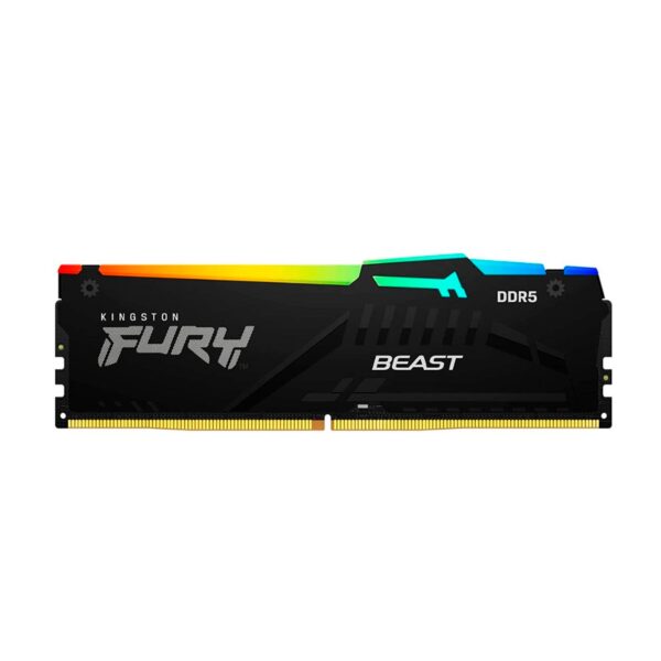 Memoria Ram Kingston Fury Ddr5 8gb Beast 6000 Mts, Negro, Rgb